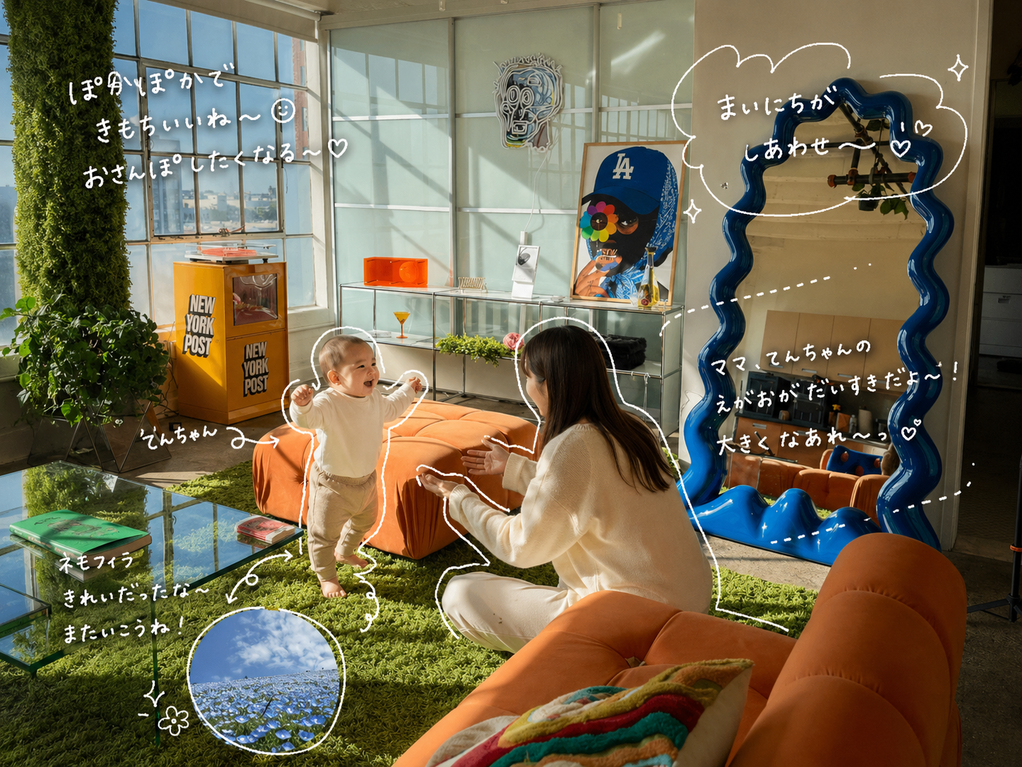 This prompt combines all requirements from the two input images to guide the AI...